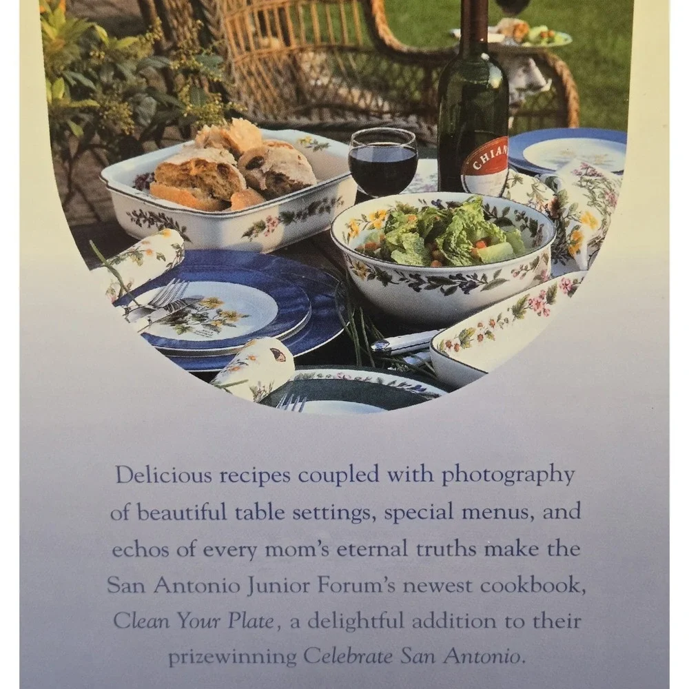 Clean Your Plate Dishes For Every Occasion Junior Forum Of San Antonio Cookbook‎